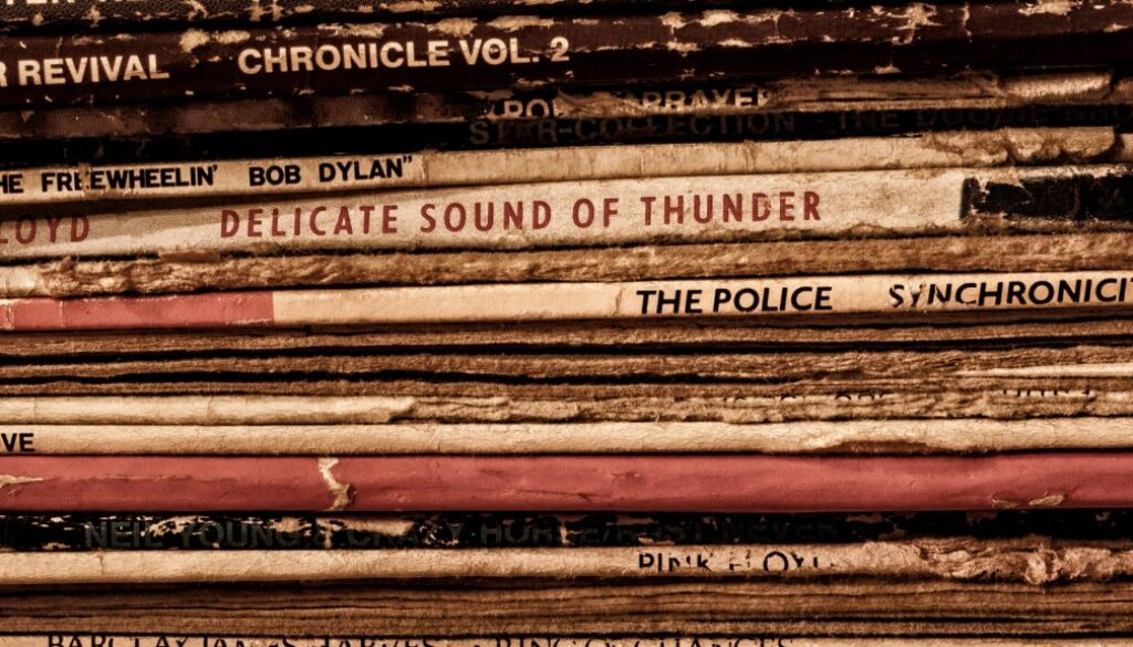 old record sleeves