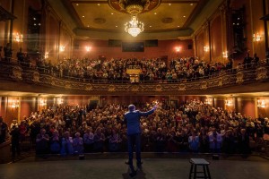 James Mullinger performing at Saint John's Imperial Theatre