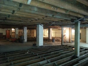 Work has already started on the Saint John Yuk Yuk's. Image: Yuk Yuk's Saint John Facebook.