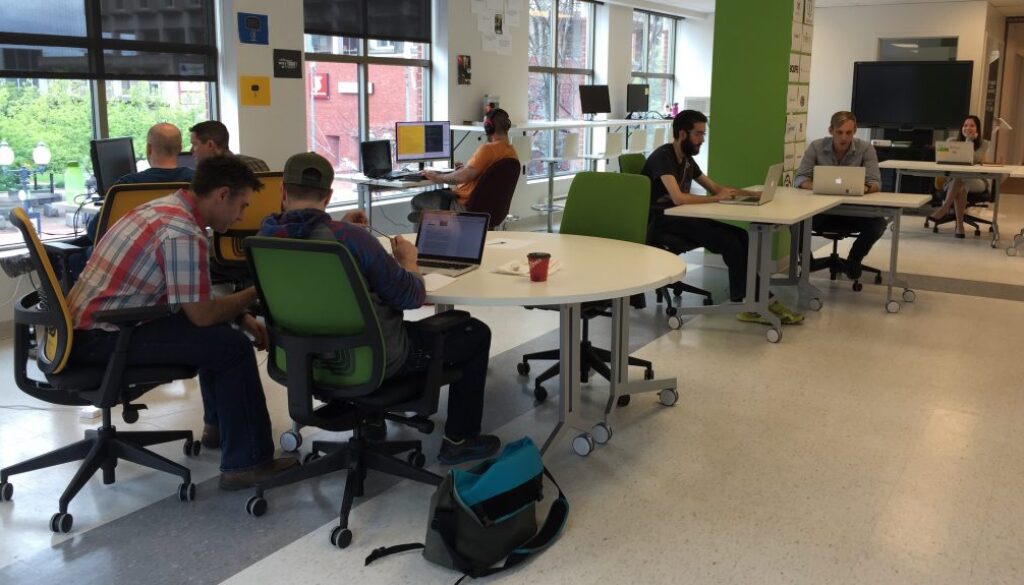 Inside Moncton Vennture Garage