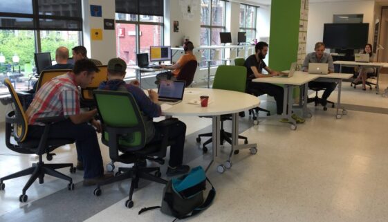 Inside Moncton Vennture Garage