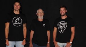 Sawyer and Tye with their grandfather. Image: Submitted