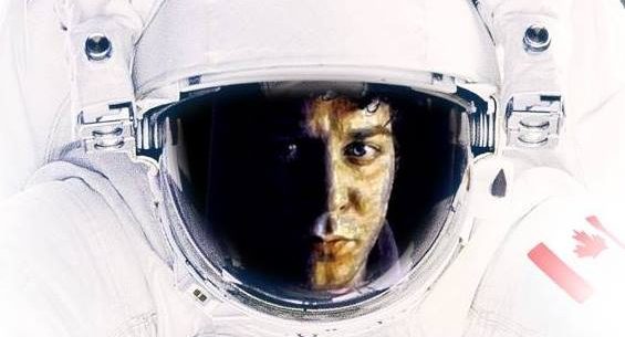 The space suit is a good look! 