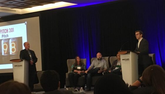 Dave Wolpin pitches at Invest Atlantic.