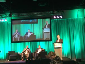 Jas Klotia, Charlie Wade and Bruce MacDougall, Rogers Regional Vice President – Atlantic, moderator.
