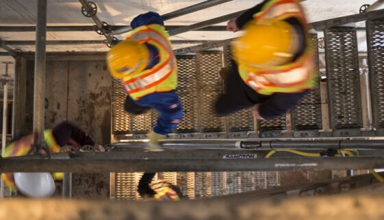 Stairwell for construction