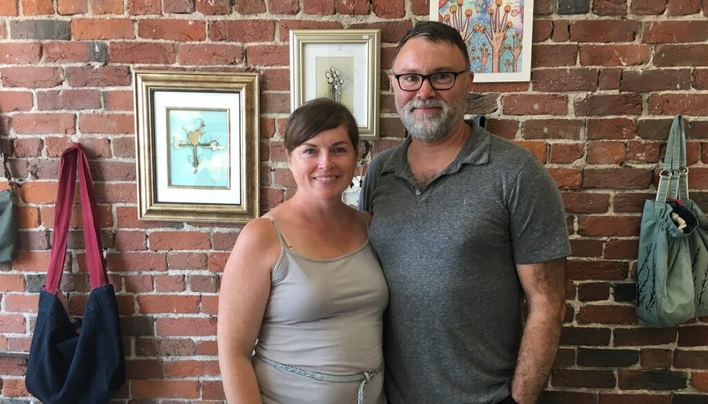 Jessica Doyle and Chris Day.