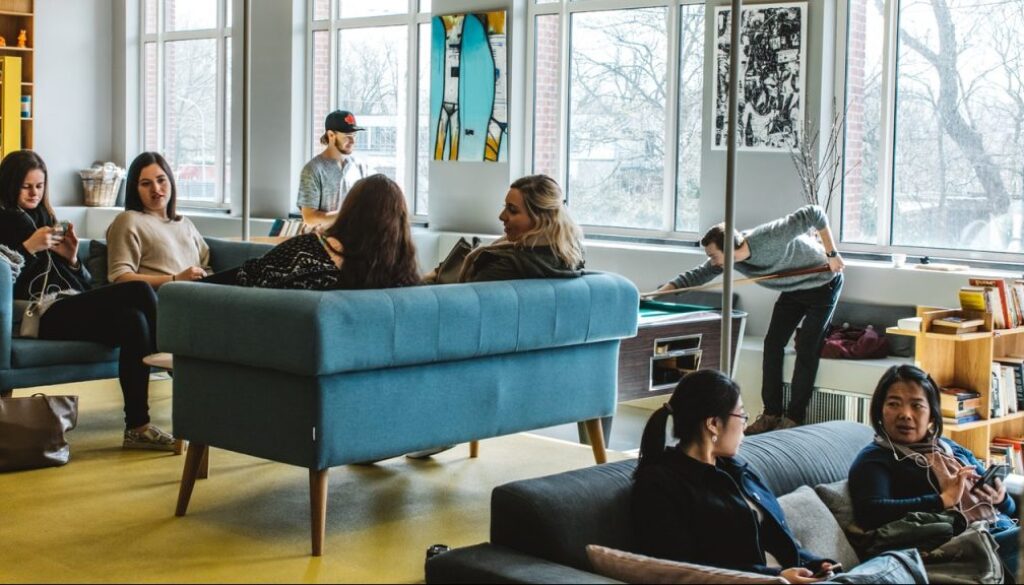 university students, young people