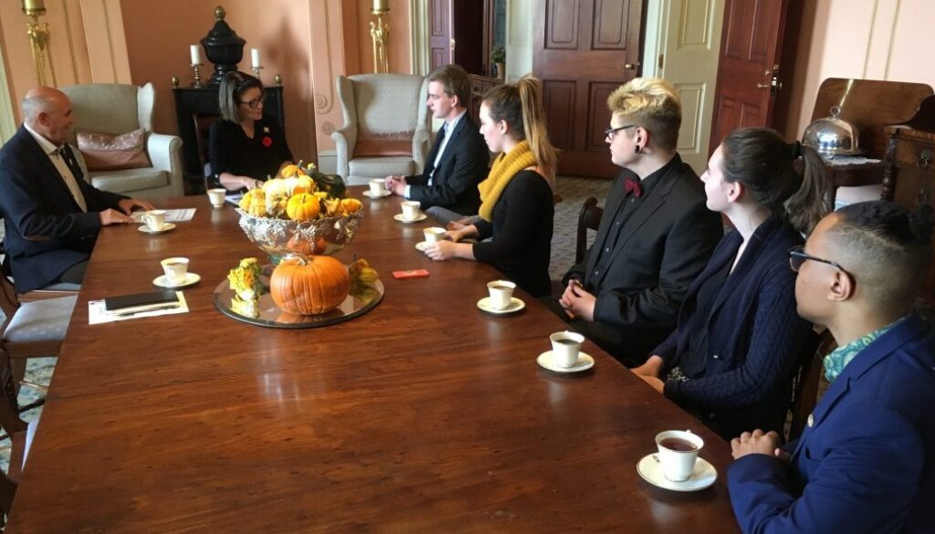 The board of the New Brunswick Student Alliance