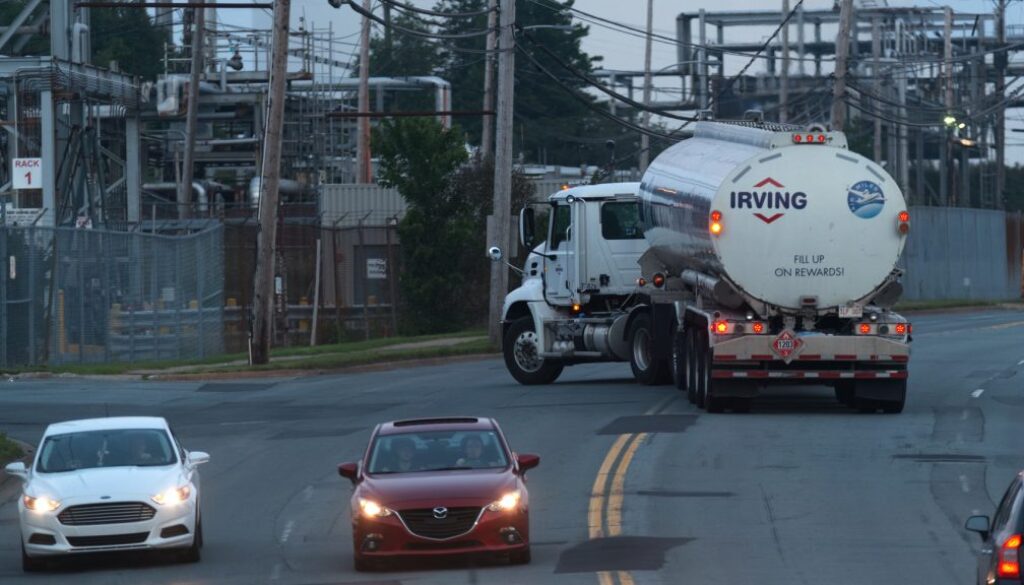 Tanker Arrives at Imperial Oil Terminal