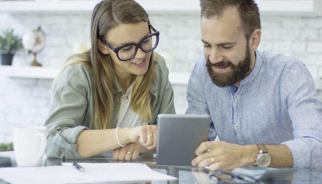 Teamwork, personal finances, money, couple, working together