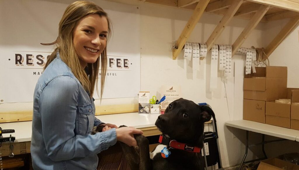 Rescue Coffee founder Claire Vaughan