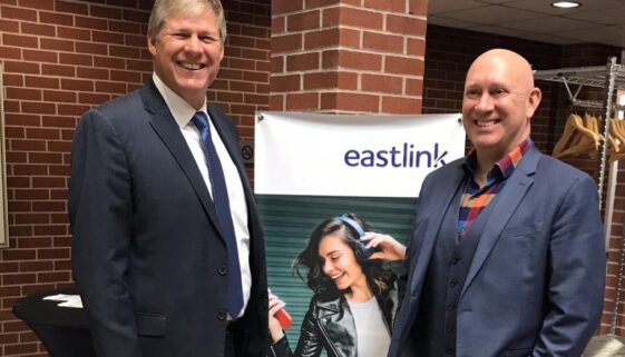 Lee Bragg and Deputy Premier Stephen Horsman