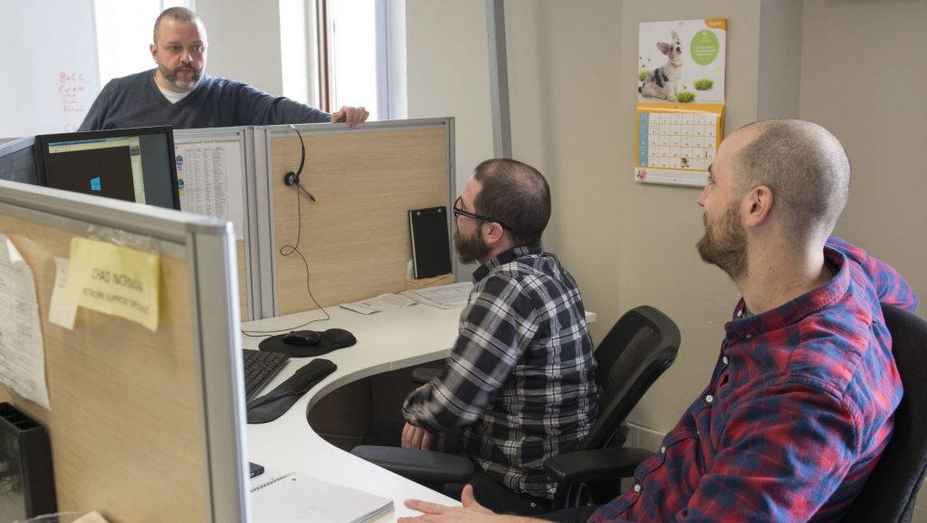 Brian Rossiter, Curtis Fitzpatrick and Stephen Hollett, Quorum Information Technologies.