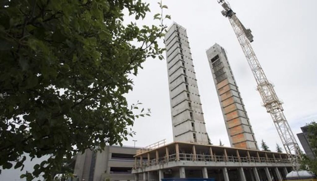 Wood-framed skyscrapers