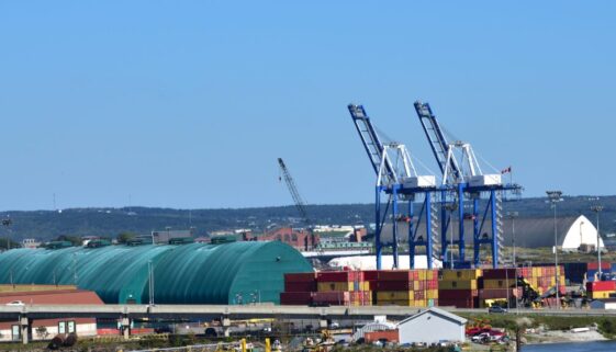 Container Terminal in the Saint John Harbour