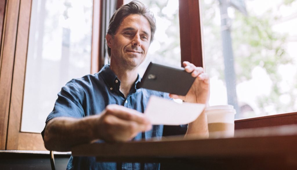 Check Remote Deposit Capture at Cafe