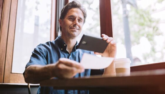 Check Remote Deposit Capture at Cafe