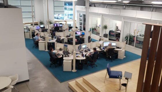 Inside the Moncton office of L.A.C. Group.