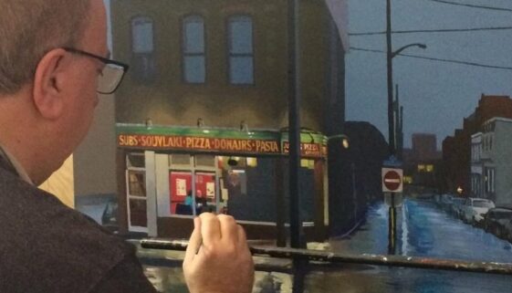 Kevin painting