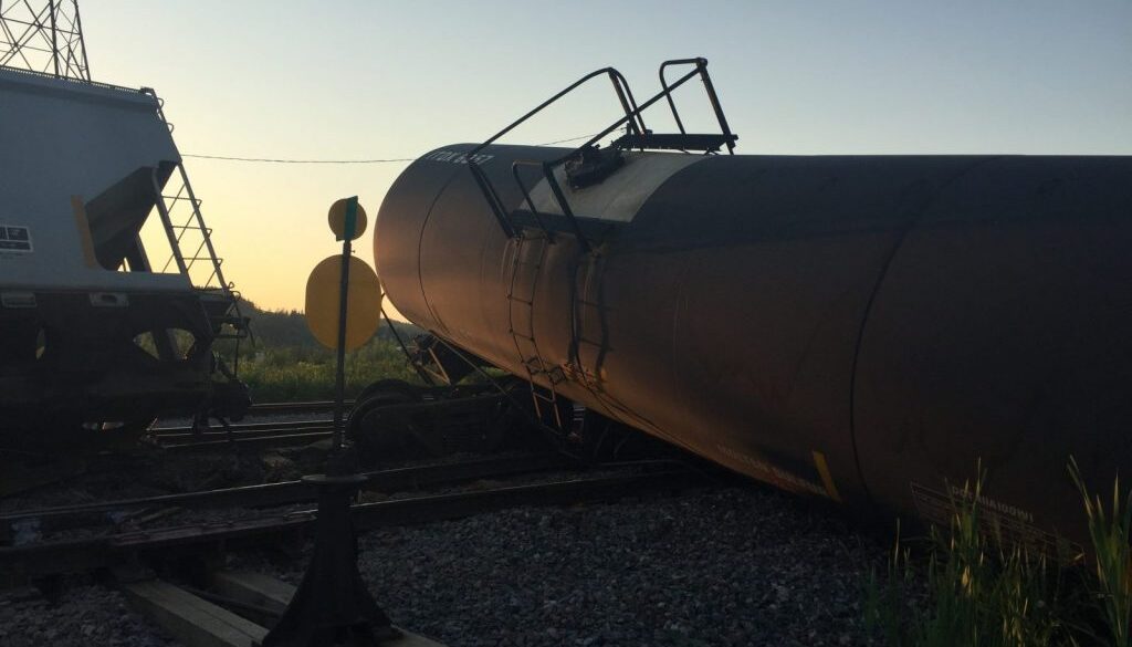 Saint John train derailment