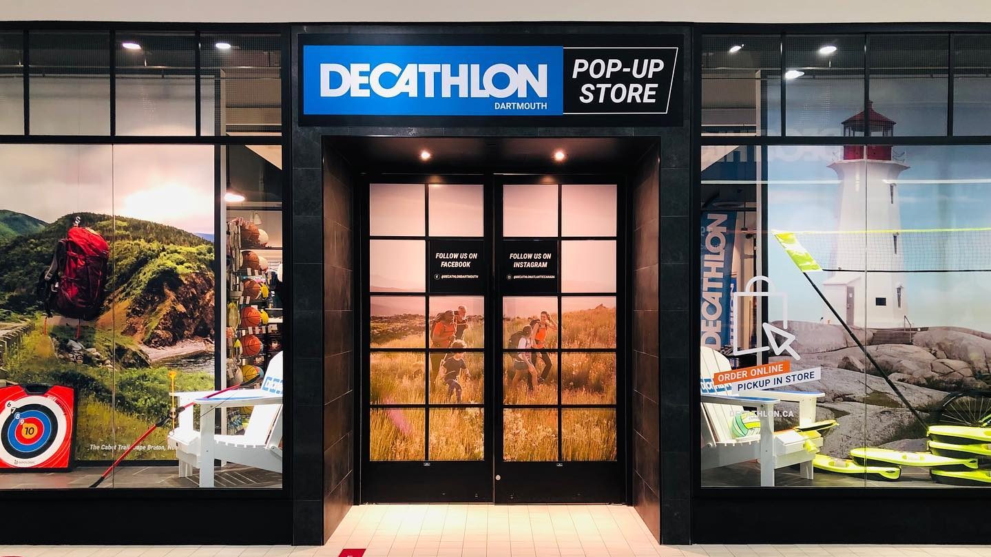 decathlon pop up store