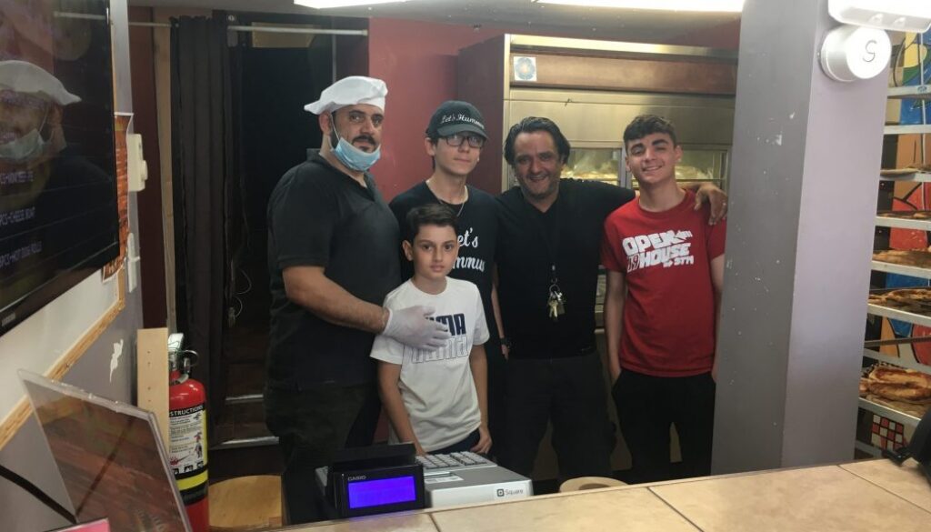 Alex Haram (center right) and his family (Image: Huddle)