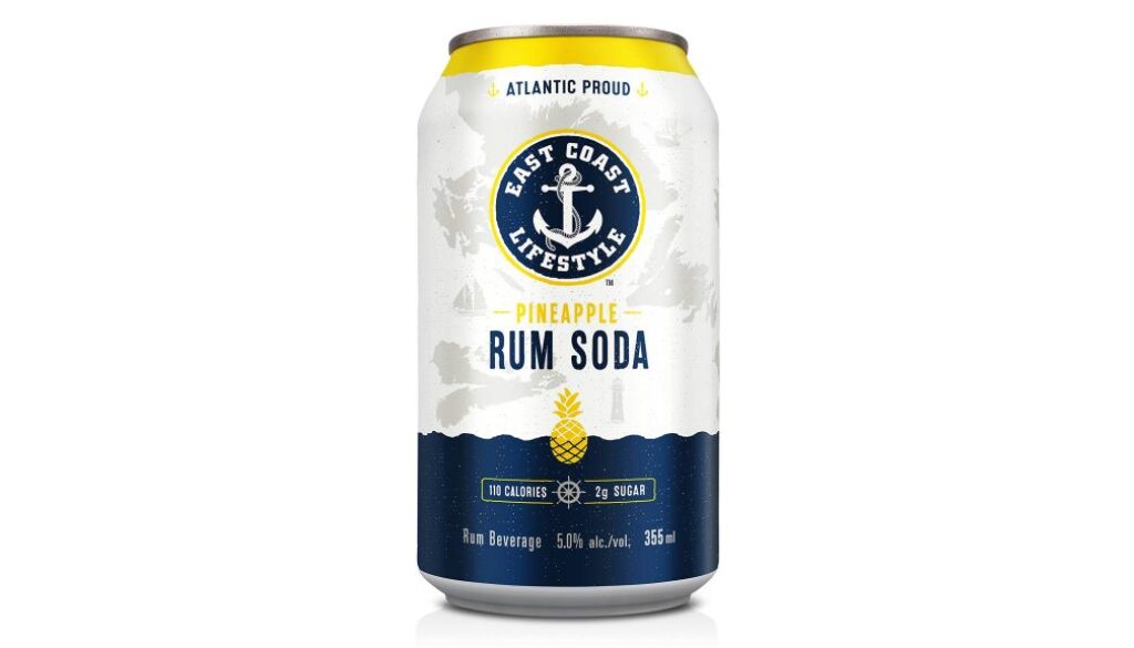 Pineapple rum soda - contirbuted