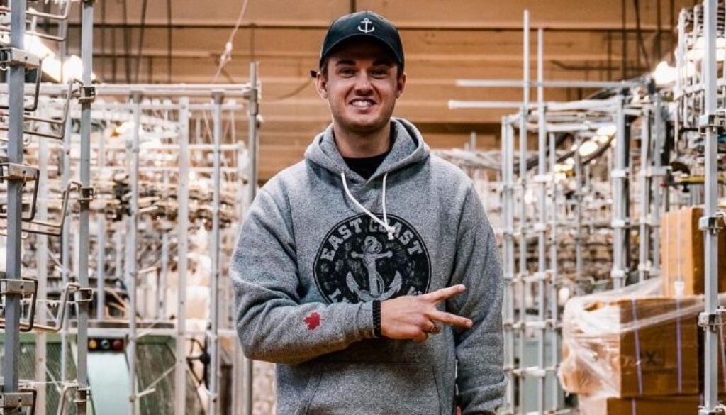 ALex MacLean at Stanfields Facrtory -image linkedin