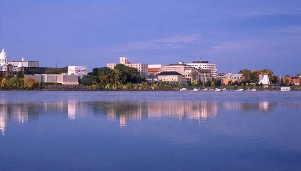 Fredericton cityscape