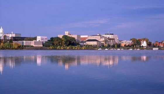 Fredericton cityscape