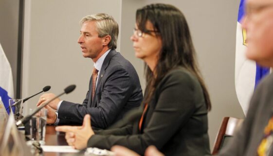 Houston, Strang, Health minister