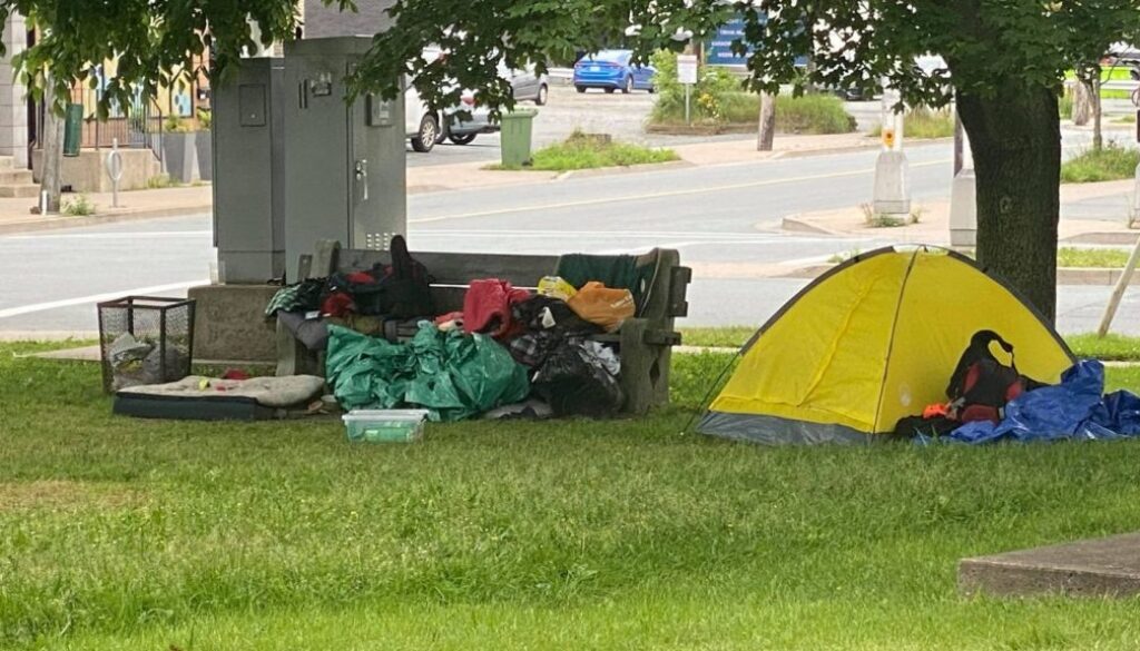 Temporary Shelters in Downtown Halifax Credit Steve MacArthur