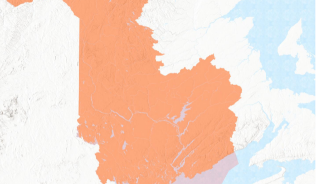 A picture of the area of the Wolastoqey Nation, whose territory extends beyond New Brunswick into Maine and Québec. (Image submitted)