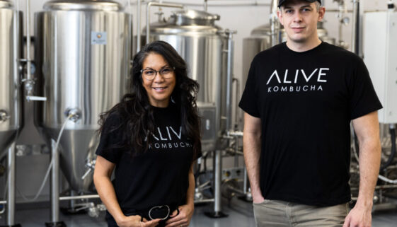 Bobby Black + Cherrie Moreault of ALIVE Kambucha