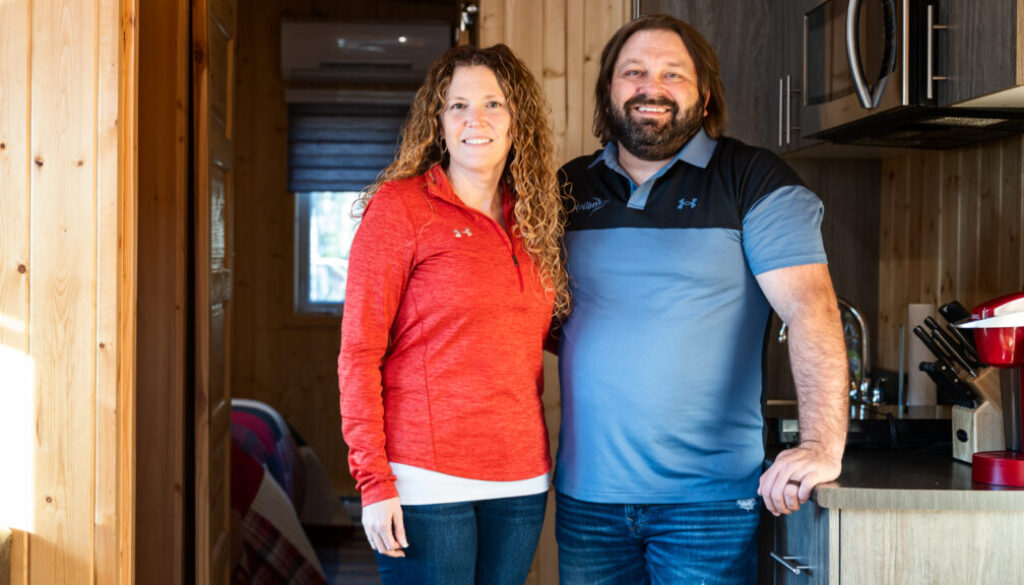NB365: Lise Thériault And Marco Plourde of Motel & Camping Colibri In Bertrand