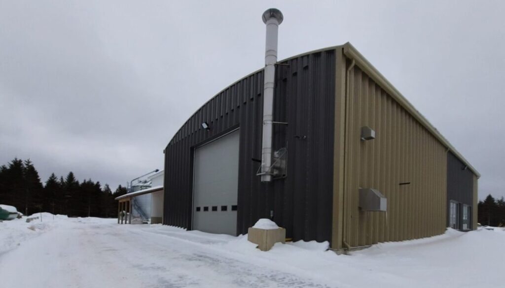 The malt house opened by Maisons Fils du Roy Inc. in Petit-Paquetville. Image Josee Boudreau