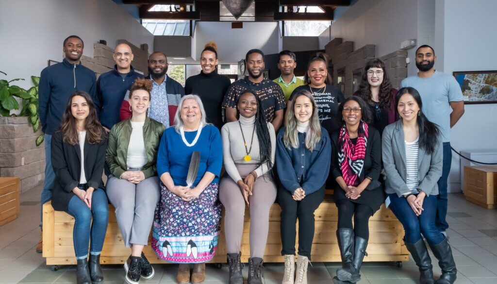 The 2022 cohort of the Tribe IDEA Fellowship, presented by Emera. The fellowship is one of many programs Tribe offers to help build the BIPOC business community.