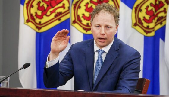 Finance Minister Allan MacMaster