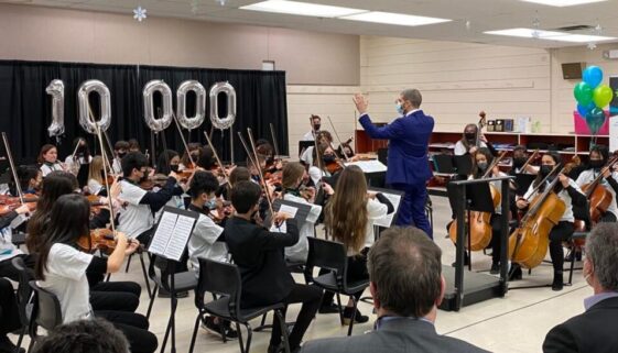 Sistema orchestra performing in Moncton (91.9 The Bend photo)