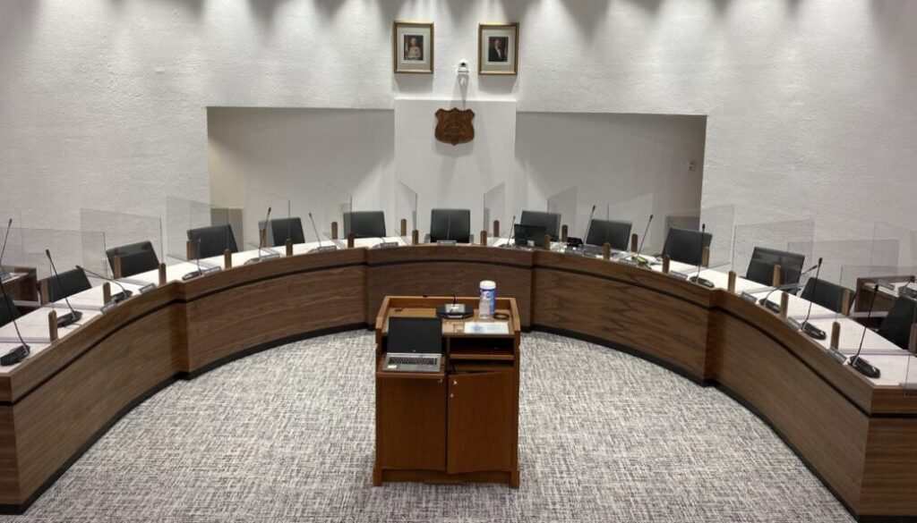 The Saint John Common Council chambers. (Image Brad Perry)
