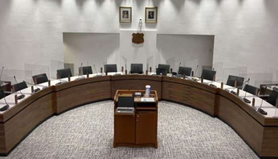 The Saint John Common Council chambers. (Image Brad Perry)