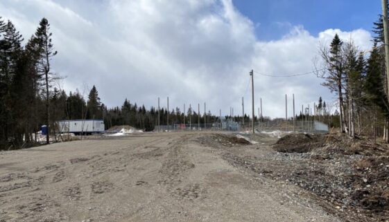 The Burchill Wind Project in Saint John is on track to be completed in late 2022. (Image Tamara Steele)