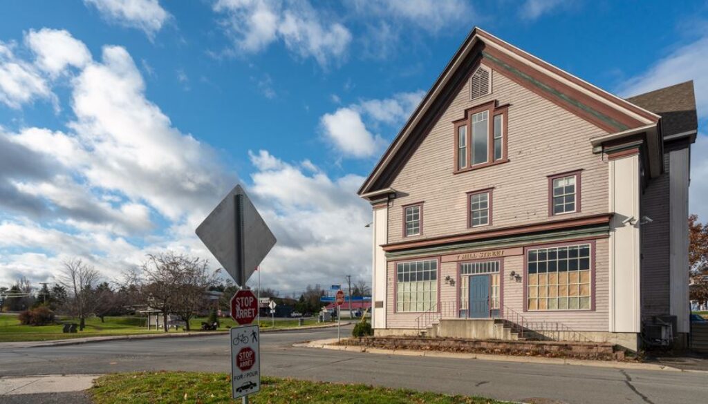 The Landing is pictured on its Mill Street side in the historic Marysville community in Fredericton. (Image Facebook)