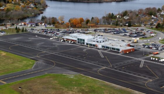 An aerial view of the Saint John Airport. Image Saint John Airport submitted