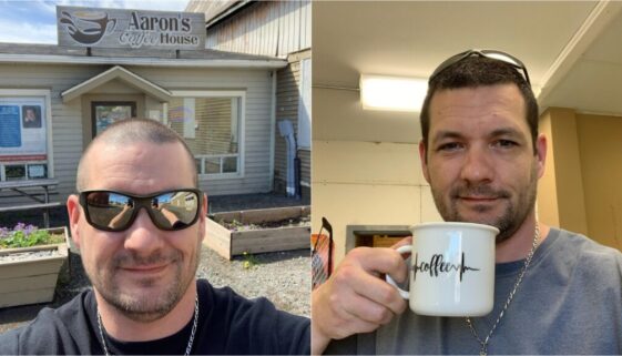 aarons Coffee House collage