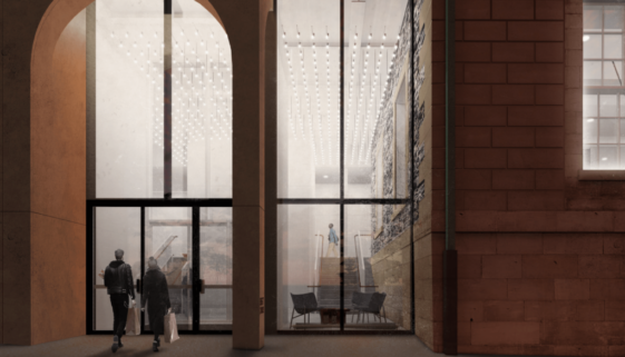 One design for the future home of the Atlantic Repertory Company in the former Sydney Street Courthouse in Saint John, N.B. Image supplied by the Saint John Theatre Company.