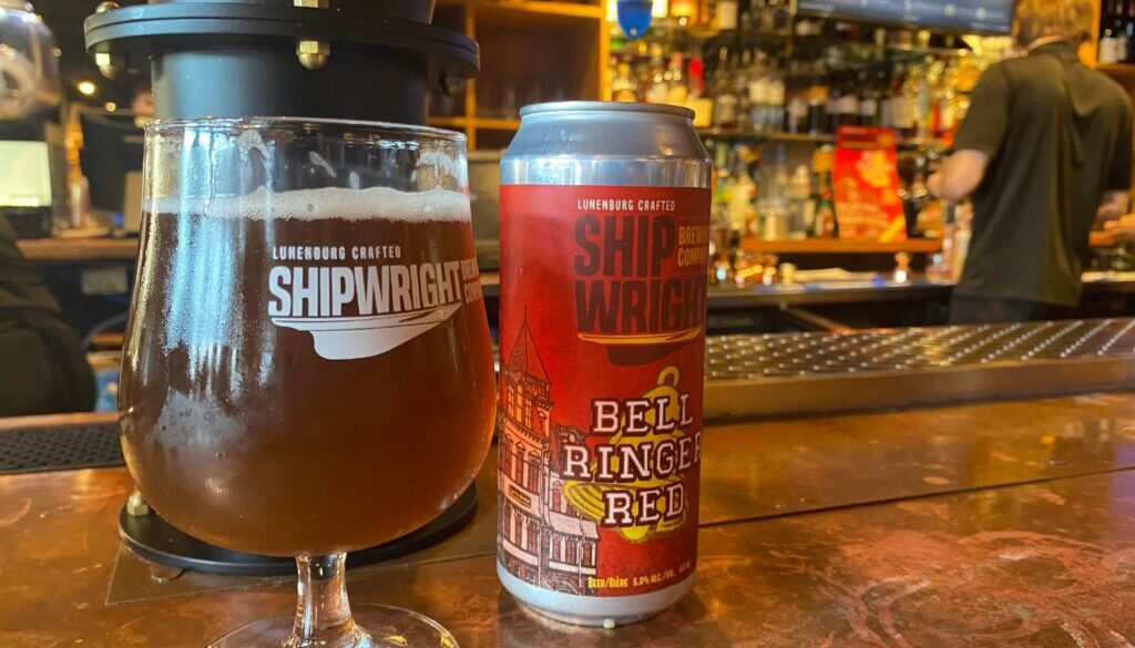 Proceeds of sales of Shipwright Brewings new Bell Ringer Red will support the Lunenburg Academy Foundation. Photo Evan Taylo