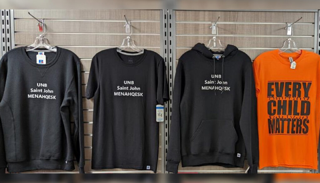 University of New Brunswick clothing line Menahqesk