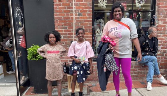 melanie and kids
